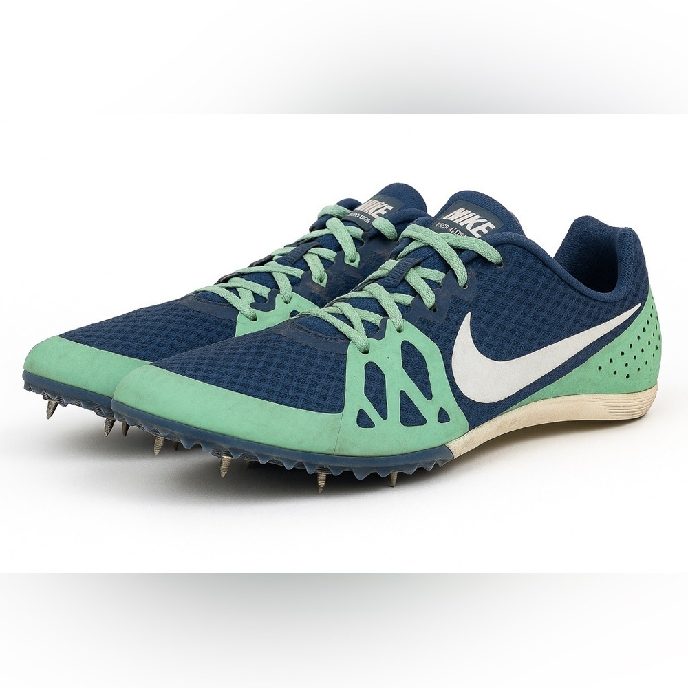 Nike Zoom Rival M8 Track Spikes Men’s 9.5 Unisex Blue Green​​